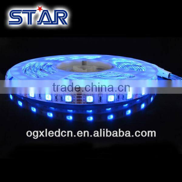RGB 60LEDs/m 5050 epoxy waterproof IP65 flexible strip light