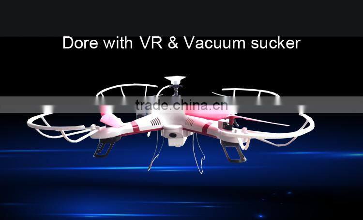 Suction cup drone with HD camera 2.4G Rc Quadcopter drone with hd camera quadcopter drone