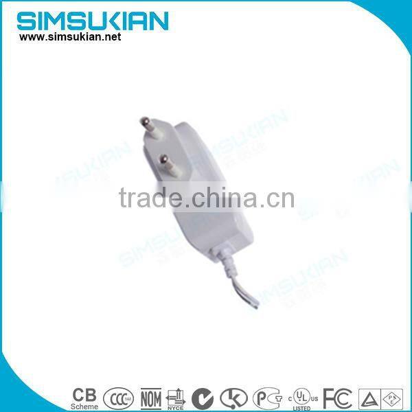 small size 4.6v 4.8v 5v eu plug power adapter from simsukian