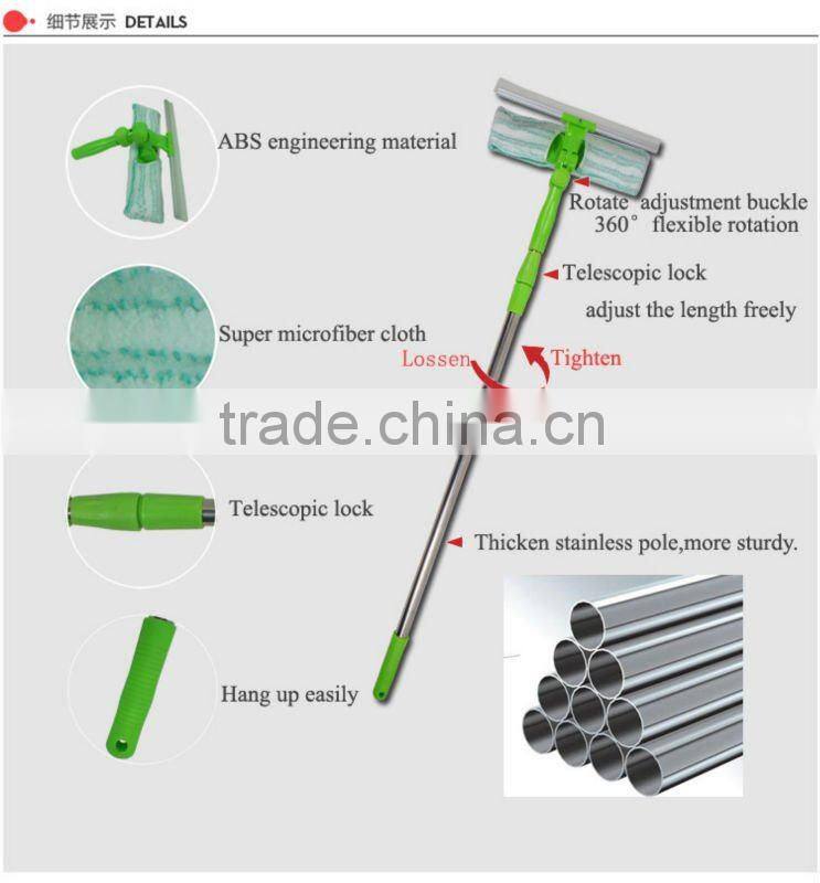 Extendable window cleaning wiper