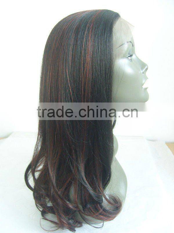 similar Freetress synthetic hair lace front wig for african america
