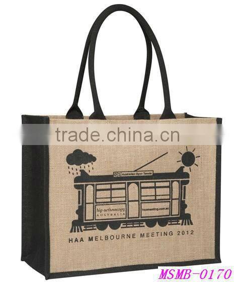 100% pure linen drawstring bag for shopping and gift
