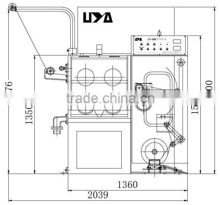 Aluminium/ alloy/copper Fine Wire cold drawing machine