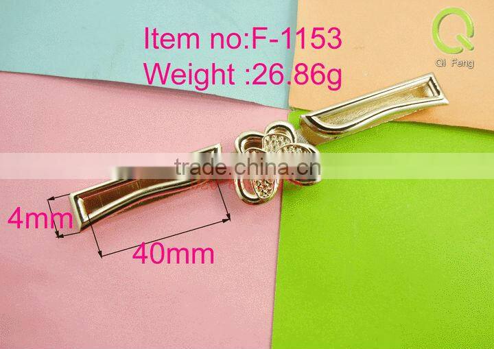 metal accessories for wallet, handbags parts , metal frame f-1153