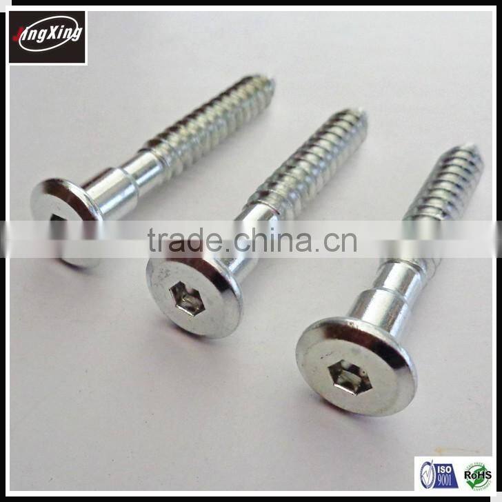 hex socket furniture wood screws M5 M6 M7