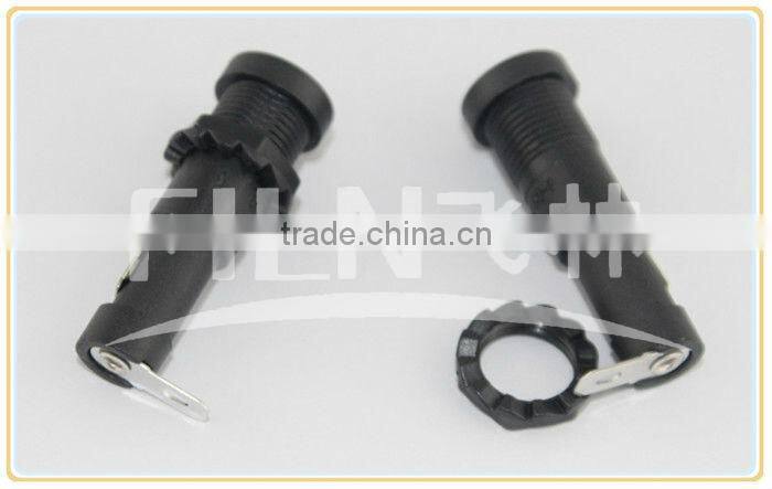 R3-9 small black bakelite fuse holder socket 10A 250VAC