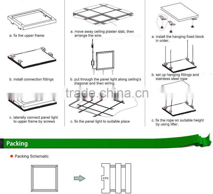 Hotel cool white brightness colour change led panel light