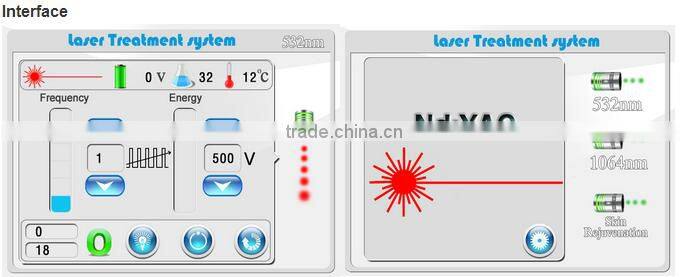 weifang huamei q switch nd yag /nd yag tattoo removal machine /nd yag laser
