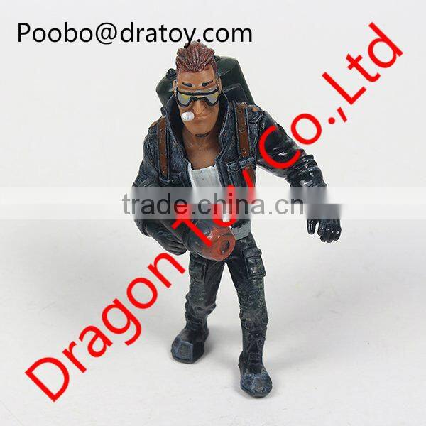 custom novelty 3d small plastic dog figurines