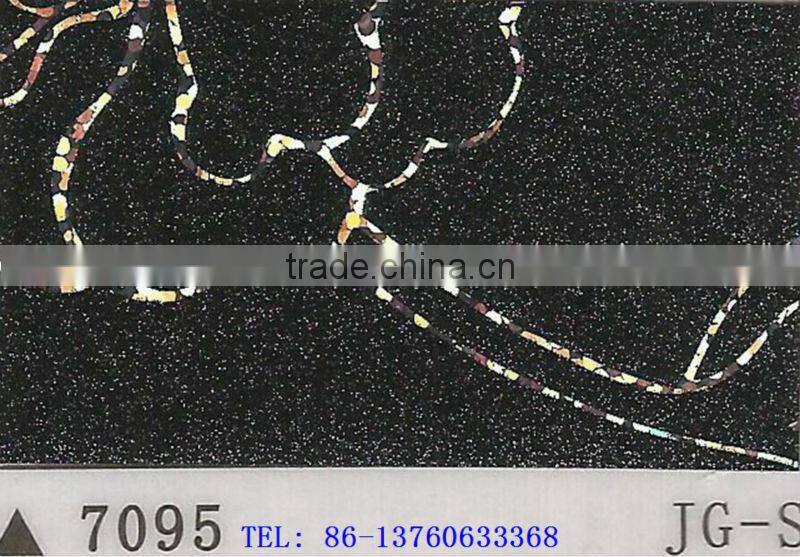 glitter Self adhesive plastic PVC cold laminated membrane film for decoration item 7095