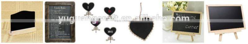 cheap 8 inch tabletop wooden easel blackboard legno lavagna
