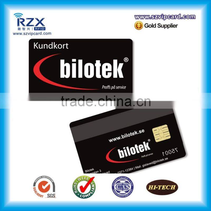 siemens 4428 contact pvc smart ic card with chip