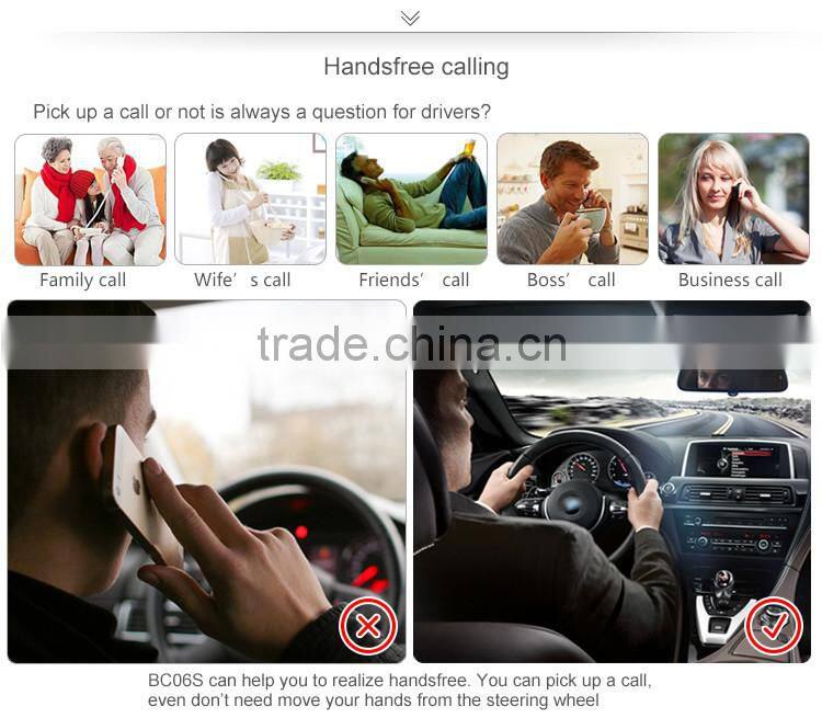 car handsfree bluetooth fm transmitter and USB charger