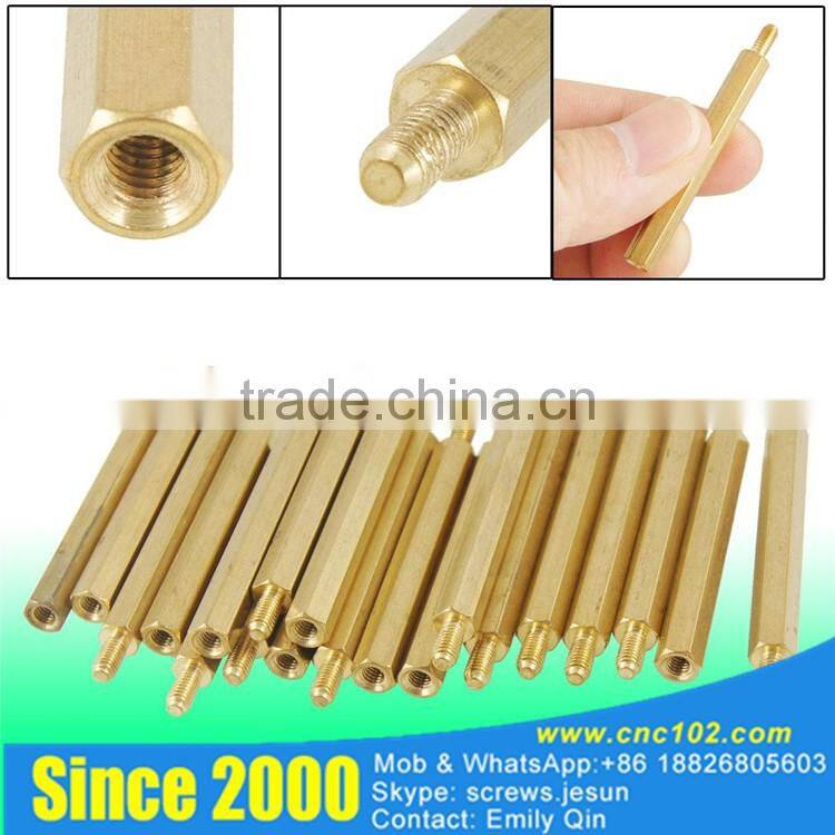 china supplier pcb spacer support brass