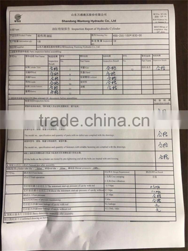 hyva FE FC type hydraulic telescopic cylinder used for dump truck