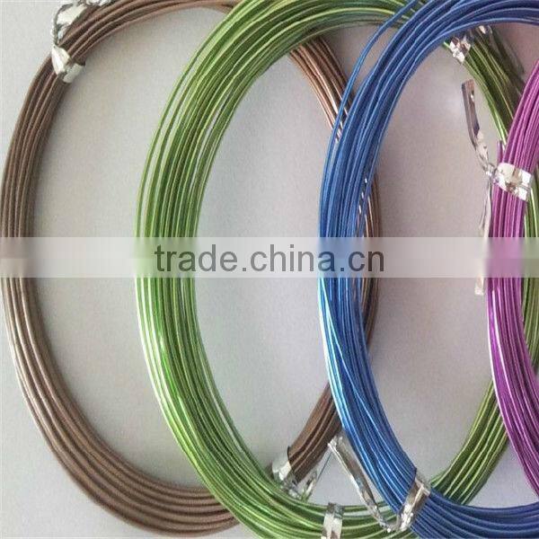 colored anodized aluminum wire/fil aluminium