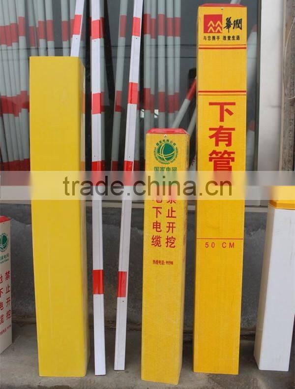 Manufacturers wholesale cheap FRP warning sign piles