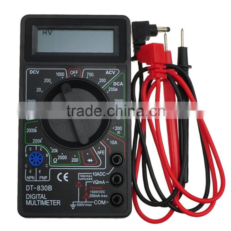 Hot Sale LCD Multimeter Voltmeter Ammeter Ohmmeter Tester Tool DT-830B