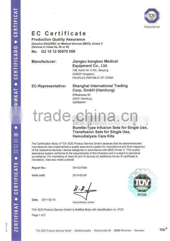 CE&ISO Approved Medical Syringe