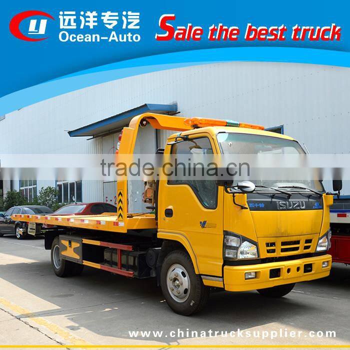 High quality light duty Japan Isu zu platform tow truck
