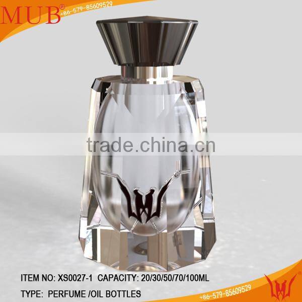 20/30/50/70/100ml elegant pure crystal perfume bottle pump sprayer