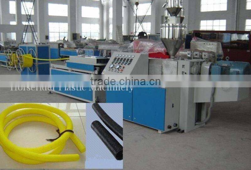 PP single wall corrugated pipe extrusion line/ PP expansion corrugated pipe making machine