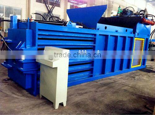 1000KN High quality horizontal scrap paper and plastic film baler