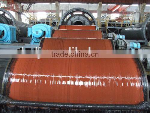 Permanent magnet Weak magnetic wet drum magnetic separator semi-counter current type