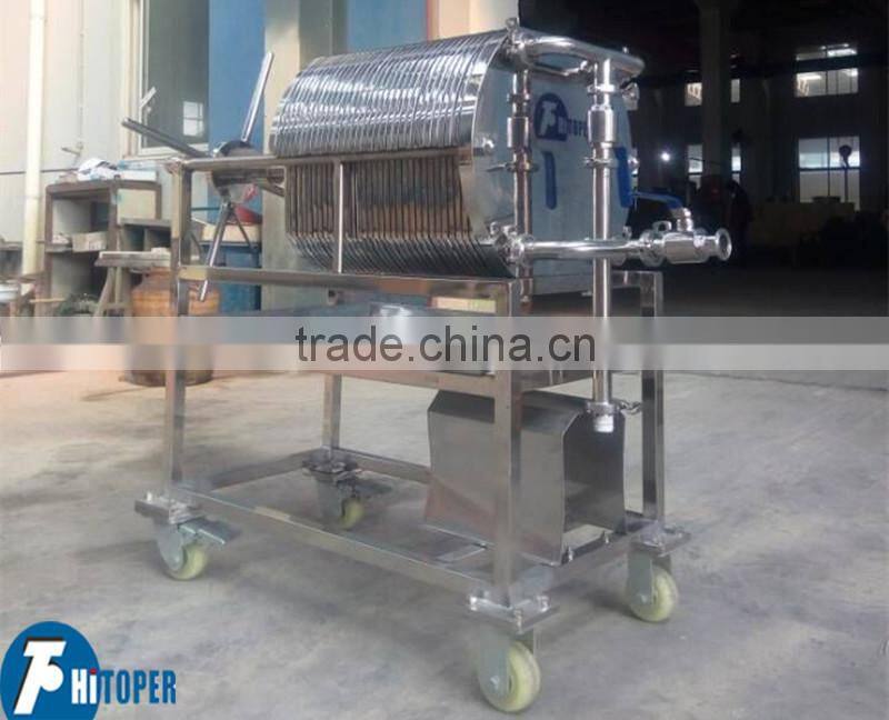 Stainless steel material food separation machine of best selling,small plate-frame press filter