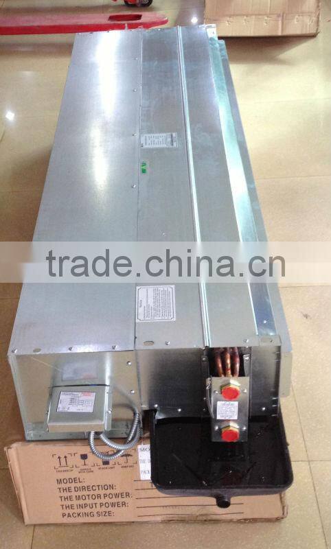 Horizontal Concealed Type FCU Water Chiller Duct Type Fan Coil Unit