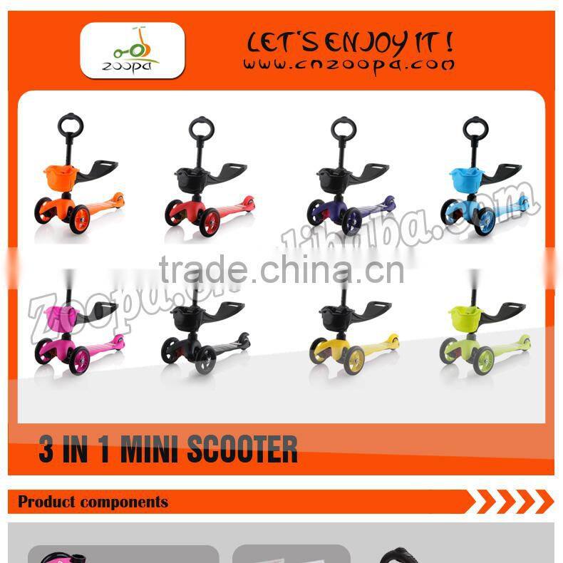 new design mini kick scooter 3 wheel scooter