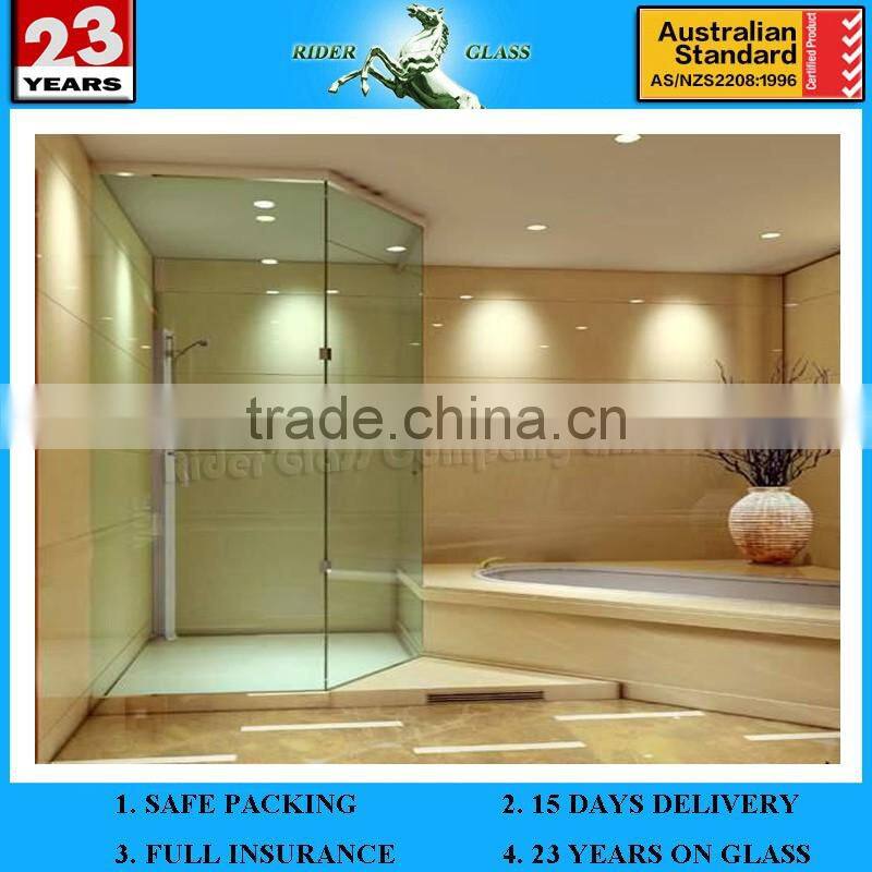 10MM-12MM Rectangle Style Sliding Door Shower Room Glass Supply
