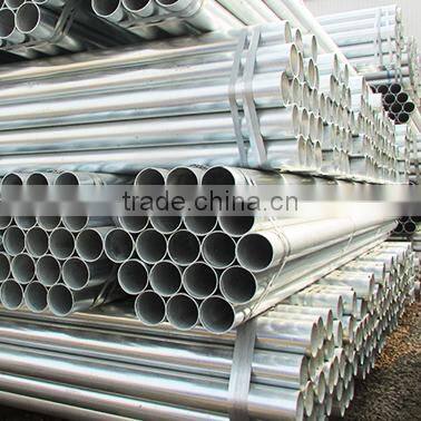 3"5.8mm Tianjin Good quality BS 1387 galvanized steel round pipe