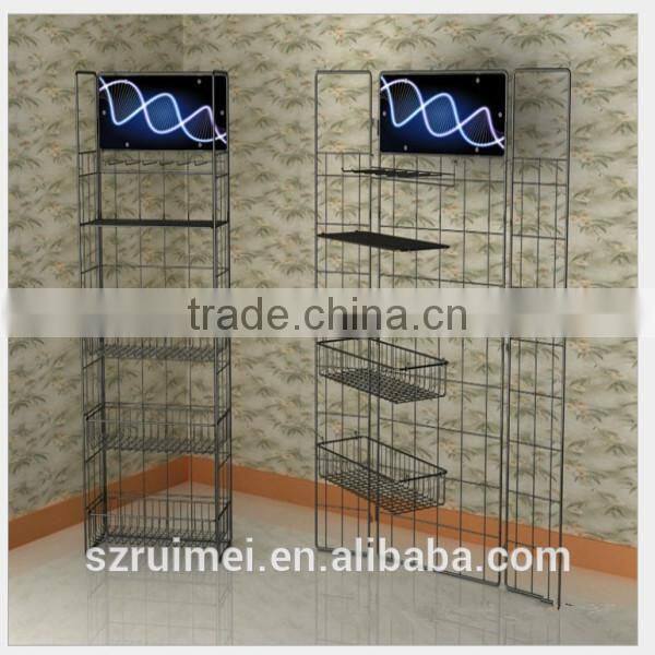 Customized floor standing slipper display rack