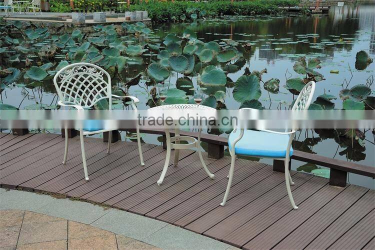 Color dot cast aluminum furniture