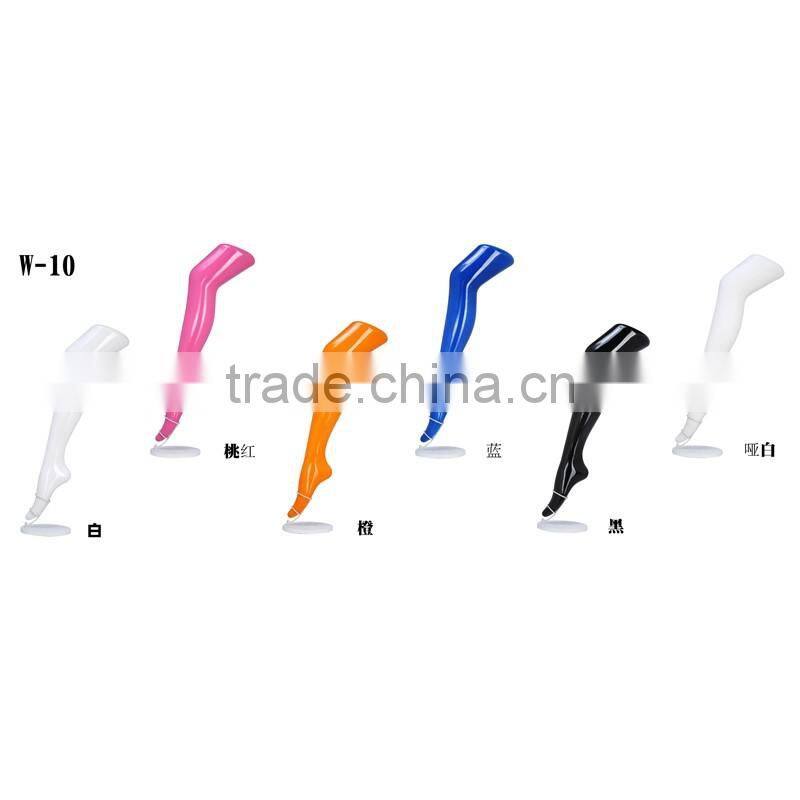 Transparent leg mannequin foot mannequin for socks display
