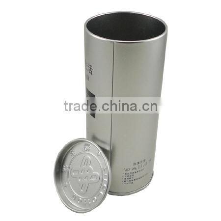 Hot selling custom round alcohol tin can