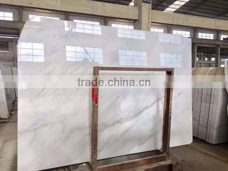 Guangxi white marble polished big slab