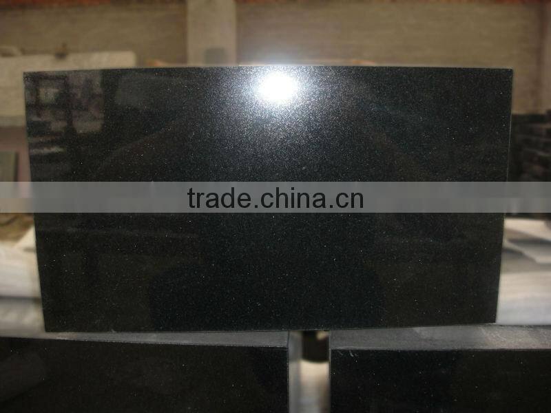 Hebei black granite with good price