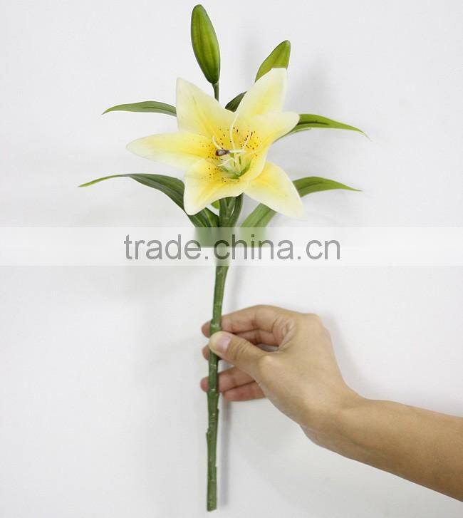 Wholesale table wedding decorative artificial lily flowers