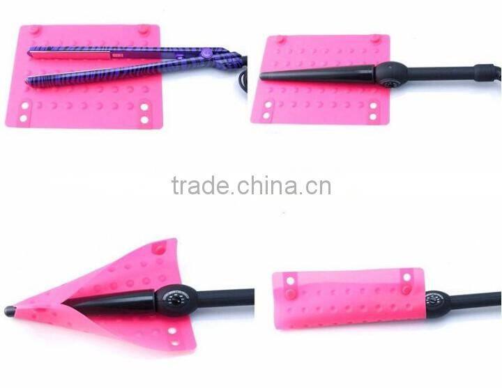 Silicone Heat Resistant Mat Anti-heat Mats for Hair Straightener Curling Iron