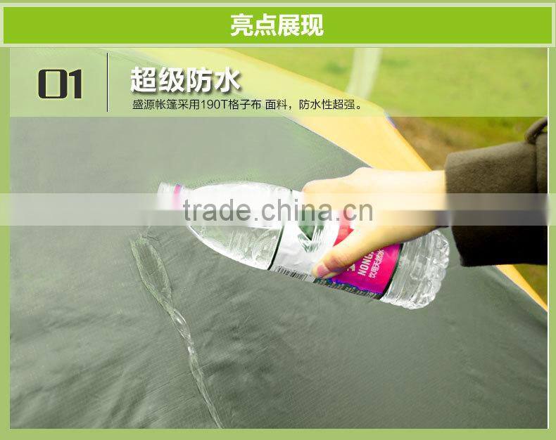 More than 6 people monolayer single-door outdoor camping tents selling from shenzhen to worldwhile