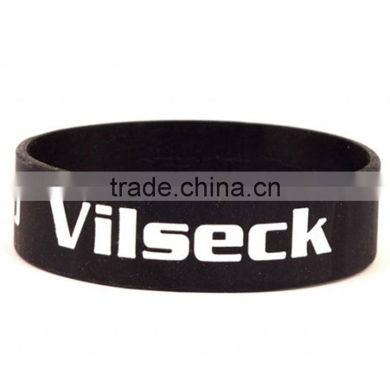 Cheap advertising Camouflage silicone wristband
