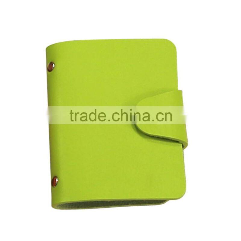 whoelsale pu leather business card holder,credit ID card holder,PU wallet