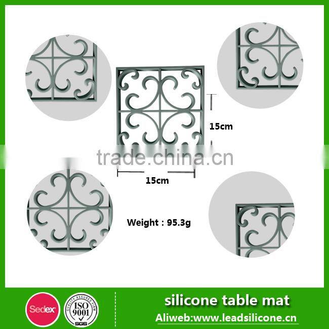 Chinese Style High Temperature Resistant Silicone Table Mat,Heat Resistant Silicone Mat