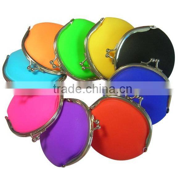 Colourful Luminous LED Small Silicone Cosmetic Bag /Mini Silicone Coin Bag/Purse