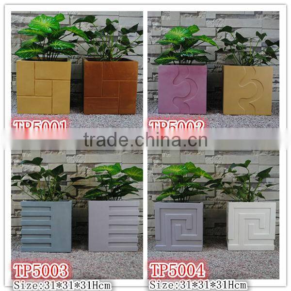 2014 New Design Modern Square Stewart Plant Pots