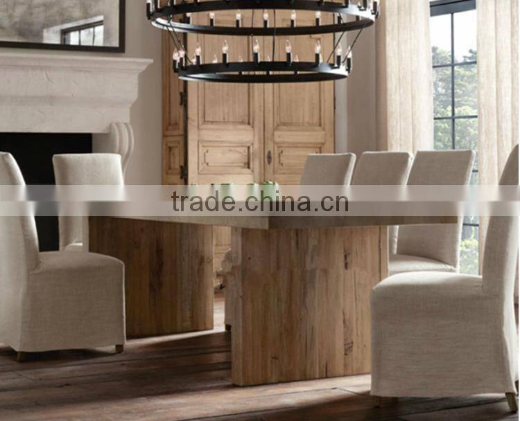 2016 Hot sale American retro modern Wood retro dinning table