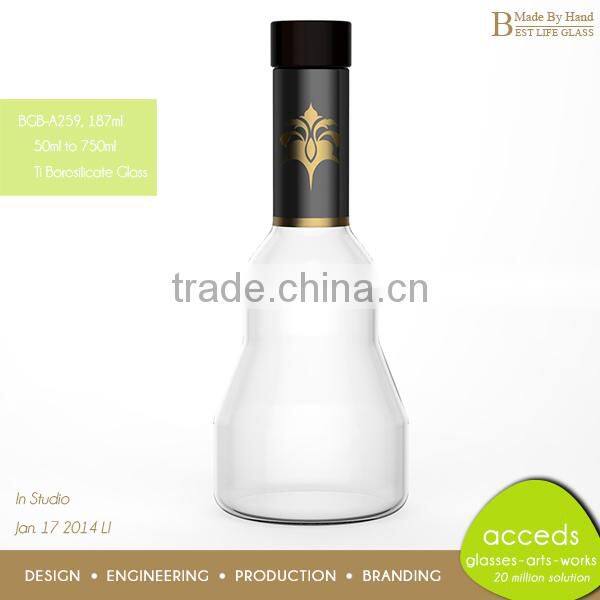 Fancy Summer Promotion With Screw Top Beer Glass Bottles