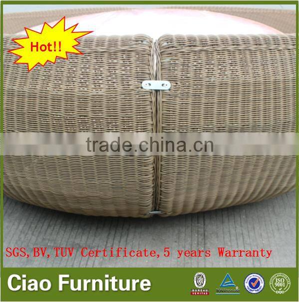 Bedroom Wicker Furniture Sofa Bed Rattan KD Big Round Bed